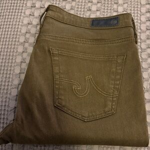 AG Adriano Goldschmied Olive Skinny Jeans